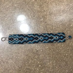 Hand beaded bracelet